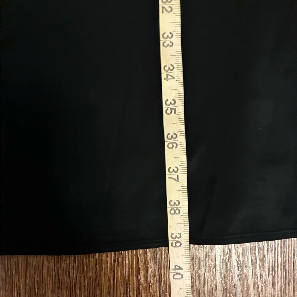 Burberry Vintage Black Sheath Dress w/ Squareneck & Button Detailing - Size 4 - Picture 14 of 14